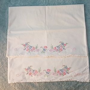 Vintage pillowcases